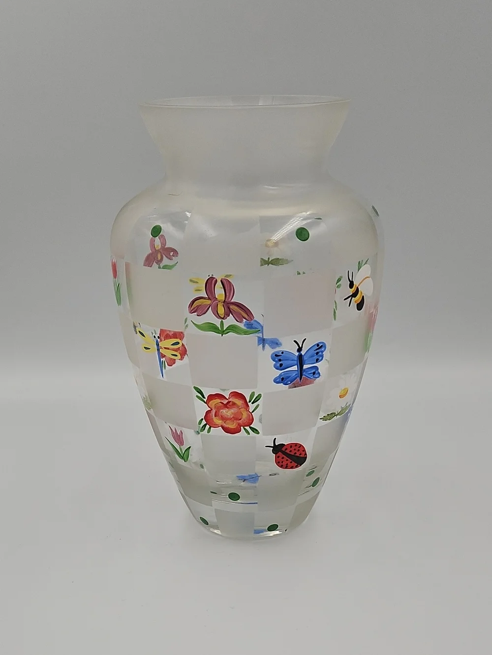 Vintage Handpainted Vase